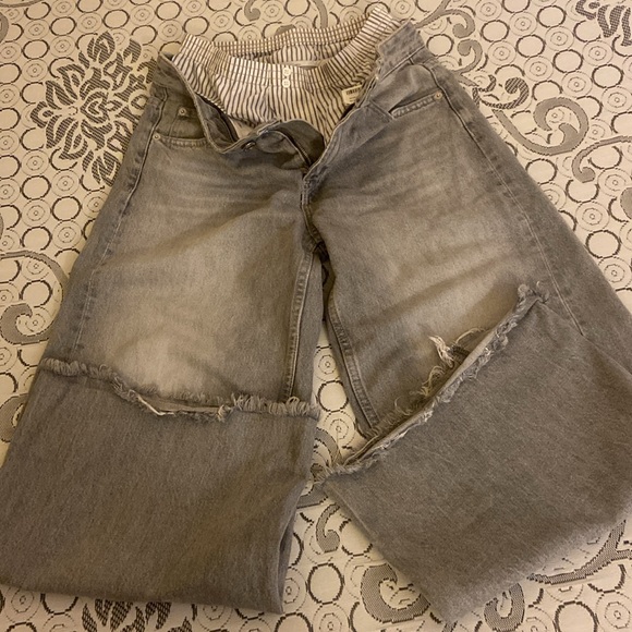 Beautiful Zara Boxer Trim Low Waist Jeans - Picture 6 of 8